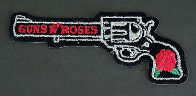 Guns N'Roses - Revolver Shaped Embroidered Sew On Patch