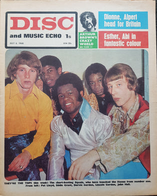 Equals - Disc And Music Echo July 6, 1968