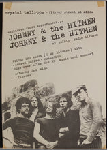 Load image into Gallery viewer, Johnny And The Hitmen - Crystal Ballroom - 1979