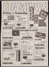 Load image into Gallery viewer, Boys Next Door - Crystal Ballroom Newsheet November 1979