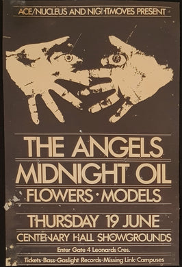 Midnight Oil - Centenary Hall Showgrounds Thursday 19 June 1980