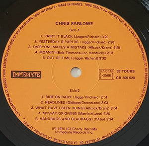 Farlowe, Chris  - Out Of Time Paint It Black