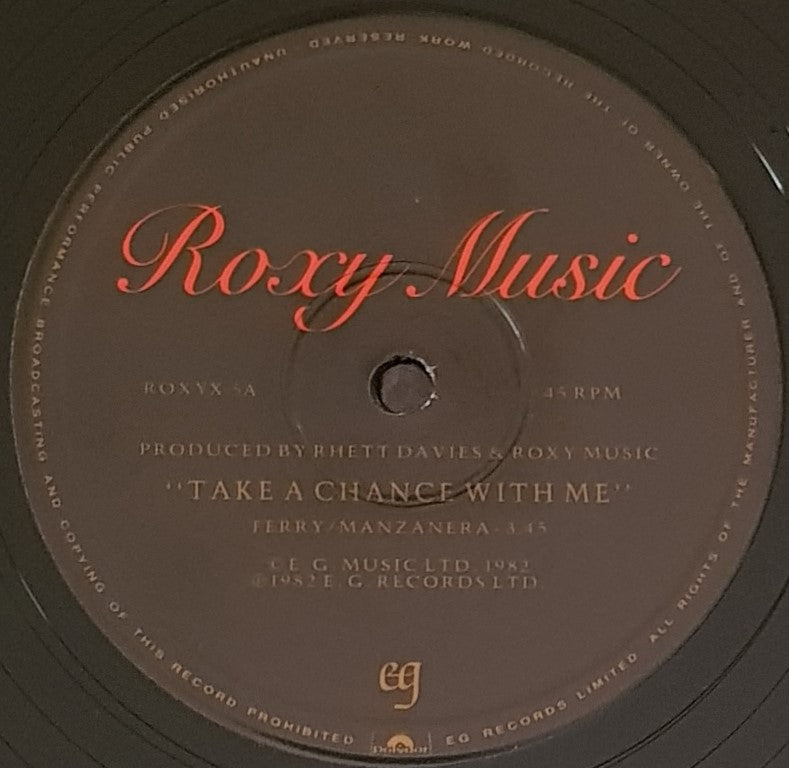 Roxy Music - Take A Chance With Me – Vicious Sloth Collectables