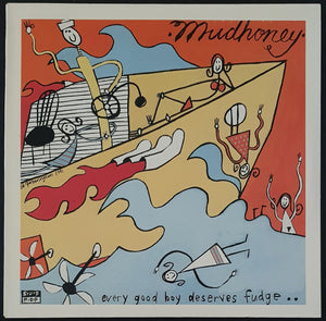 Mudhoney - Every Good Boy Deserves Fudge - Green Print Cloth