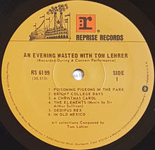 Load image into Gallery viewer, Lehrer, Tom - An Evening Wasted With Tom Lehrer