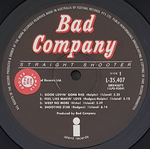 Bad Company - Straight Shooter