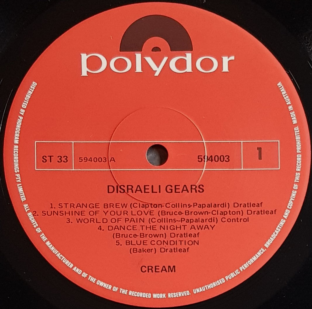disraeli gears meaning Cream