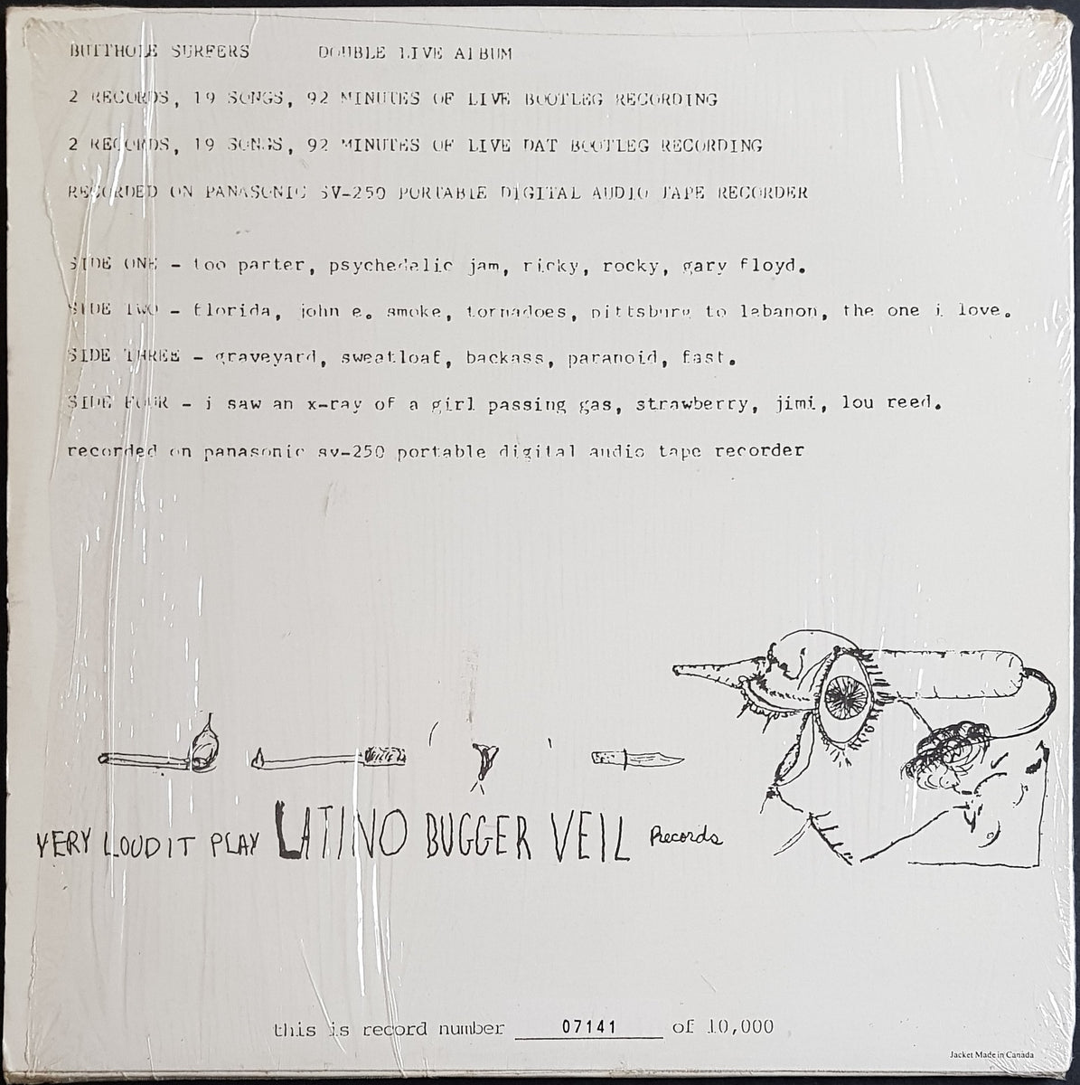 Butthole Surfers - Double Live – Vicious Sloth Collectables