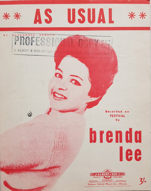 Lee, Brenda - As Usual
