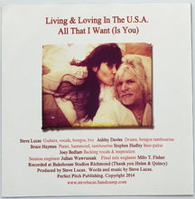 Load image into Gallery viewer, X (Steve Lucas) - Living And Loving In The U.S.A.