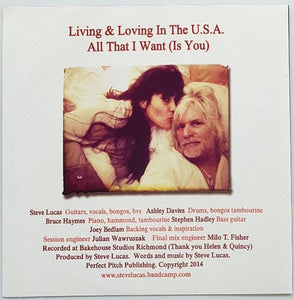 X (Steve Lucas) - Living And Loving In The U.S.A.