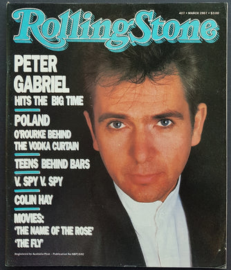 Genesis (Peter Gabriel) - Rolling Stone March 1987