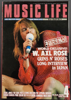 Guns N'Roses - Music Life 4 April 1992