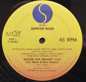 Depeche Mode - Master And Servant (U.S. Black & Blue Version)