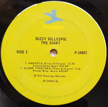 Load image into Gallery viewer, Dizzy Gillespie - The Giant