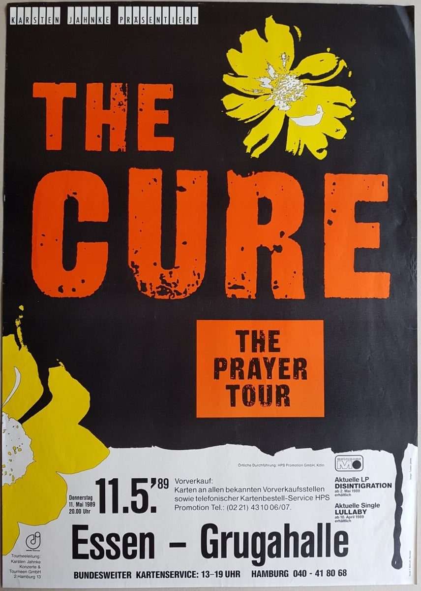 Cure - 1989 The Prayer Tour – Vicious Sloth Collectables