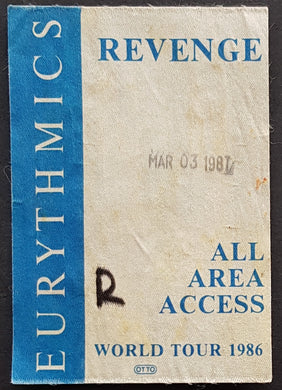 Eurythmics - Revenge World Tour 1986