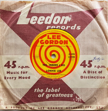 Lee, Lonnie - Yes, Indeed I Do