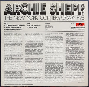 Archie Shepp - Archie Shepp +The New York Contemporary Five Vol.2