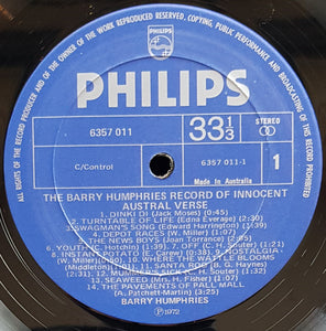 Barry Humphries - Record Of Innocent Austral Verse