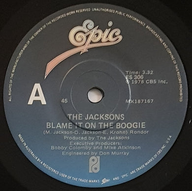 Jacksons - Blame It On The Boogie