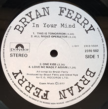 Load image into Gallery viewer, Bryan Ferry - In Your Mind