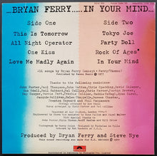 Load image into Gallery viewer, Bryan Ferry - In Your Mind