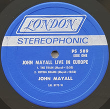 Load image into Gallery viewer, John Mayall - Live In Europe
