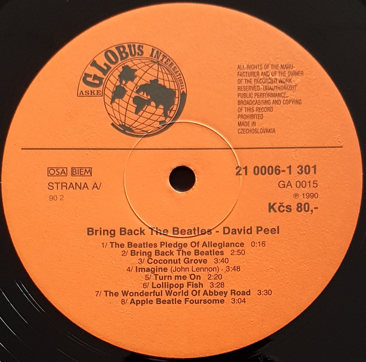 David Peel & The Apple Band - Bring Back The Beatles – Vicious 