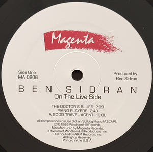 Ben Sidran - On The Live Side
