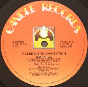 Ian Paulin - Glebe Hotel Invitation