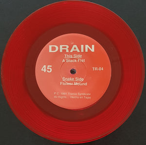 Drain - A Black Fist - Red Vinyl
