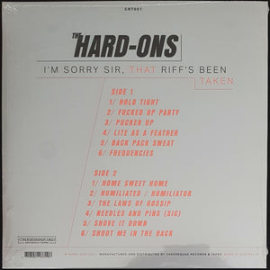 Hard Ons - I'm Sorry Sir, That Riff's Been Taken