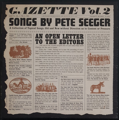 Pete Seeger - Gazette, Vol.2