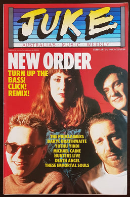 New Order - Juke February 25, 1989. Issue No.722