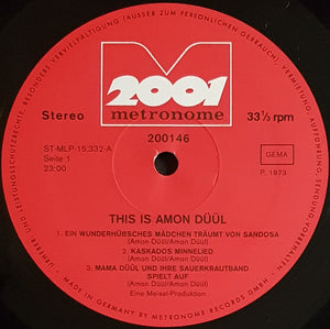 Amon Duul - This Is Amon Duul