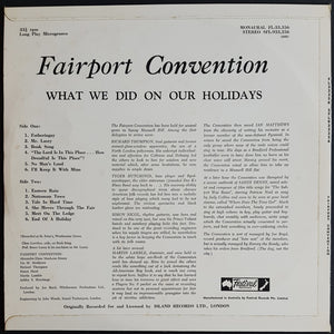 Fairport Convention - What We Did On Our Holidays
