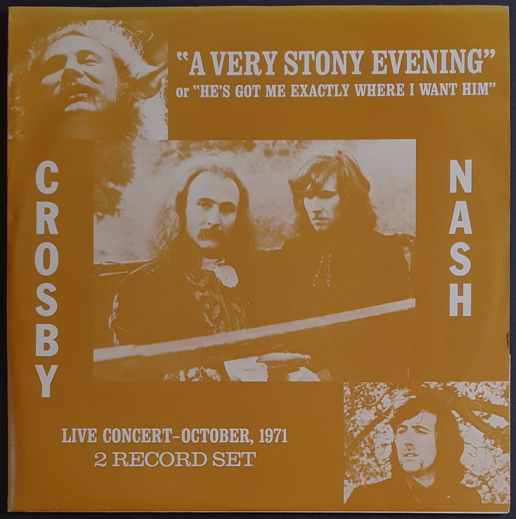 Crosby-Nash - A Very Stony Evening -  Yellow & Pale Blue Vinyl