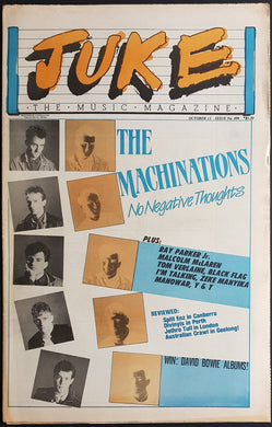 Machinations - Juke October 13 1984. Issue No.494