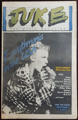 Eurythmics - Juke August 25 1984. Issue No.487