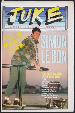 Duran Duran (Simon Le Bon)- Juke November 16 1985. Issue No.551