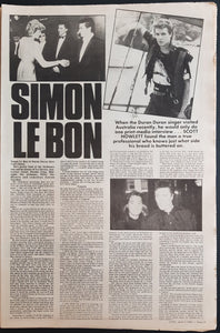 Duran Duran (Simon Le Bon)- Juke April 5 1986. Issue No.571