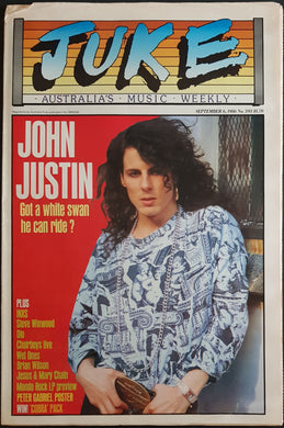 John Justin - Juke September 6 1986. Issue No.593