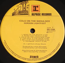 Load image into Gallery viewer, Gordon Lightfoot - Cold On The Shoulder