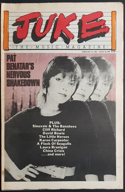 Pat Benatar - Juke February 19 1983. Issue No.408