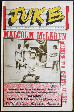 Malcolm Mclaren - Juke August 13 1983. Issue No.433