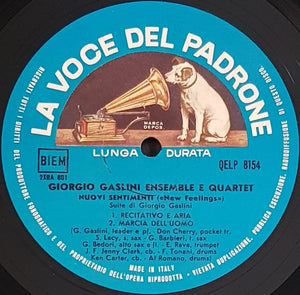 Giorgio Gaslini Ensemble E Quartet - Nuovi Sentimenti Suite / New Feelings Suite