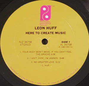 Huff, Leon - Here To Create Music