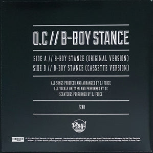 O.C. - B-Boy Stance