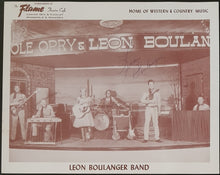 Load image into Gallery viewer, Leon Boulanger Band - Sepia Tone Photo - Mid 1960&#39;s